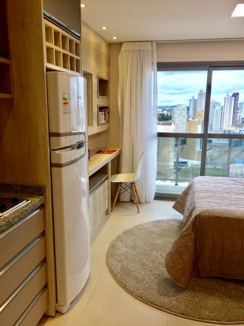 Estudio Moderno Com Linda Vista Para A Serra กูรีตีบา ภายนอก รูปภาพ